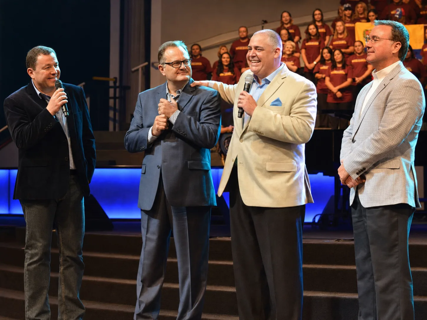 Pastors Marcos Witt and Christian Sebastia