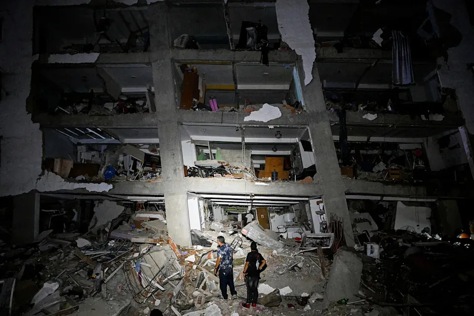 Damage after the earthquake in Venezuela